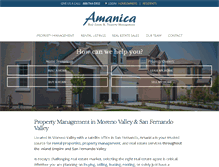 Tablet Screenshot of amanica.com
